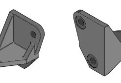 Oberes und unteres Scharnier (2 Stck)