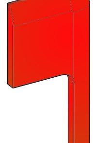 Obere RE. und unten LI. RED Keramik