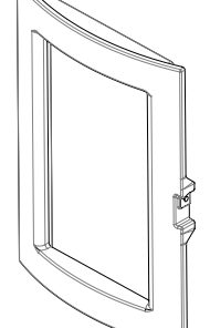 Feuertürrahment aus Guß