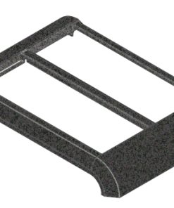 Basis aus Stahl Schwarz lackiert