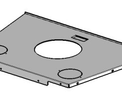 Abdeckplatte aus Stahl