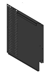 Obere hintere Rückwand