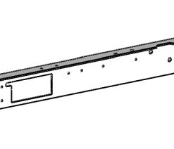 Hintere Montageleiste