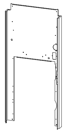 Original MCZ Schwarz hintere Paneel (4141160994100)