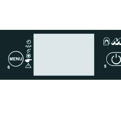 Bedienblende mit LCD-Display