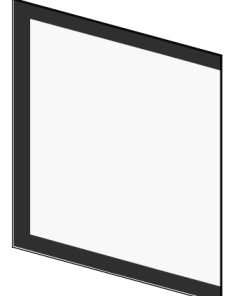 Seitliche Keramikglaßscheibe- Tür Version 2014