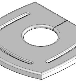 Original MCZ Keramik Abdeckplatte SERPENTINO (46911018)