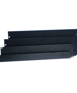 Adam Hall 87221STL U-Rackblende 1HE Stahl