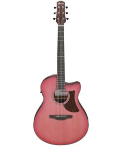 Ibanez AAM50CE-CRO Coral Red Burst