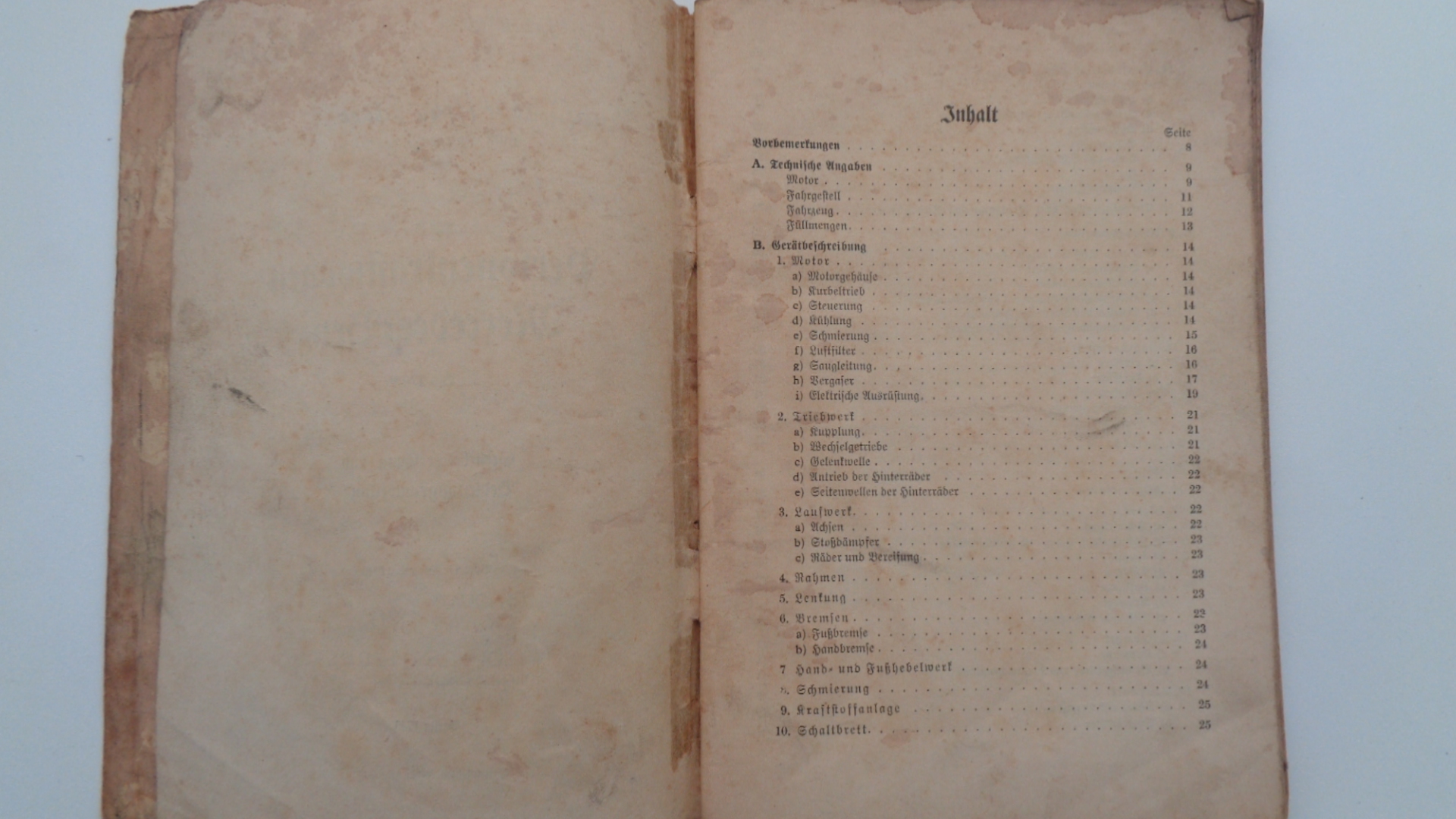 Mercedes Benz Type 170V (W136) Gerätebeschreibung – Bild 6