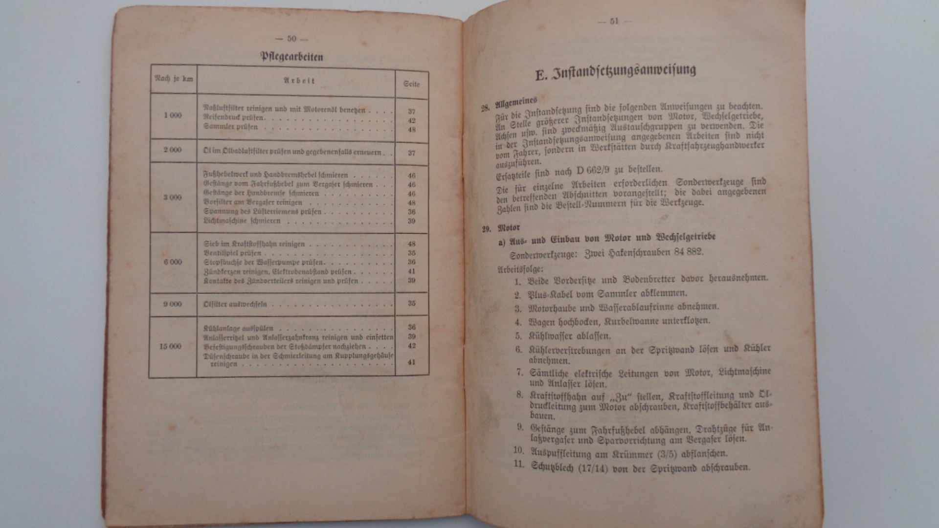 Mercedes Benz Type 170V (W136) Gerätebeschreibung – Bild 4