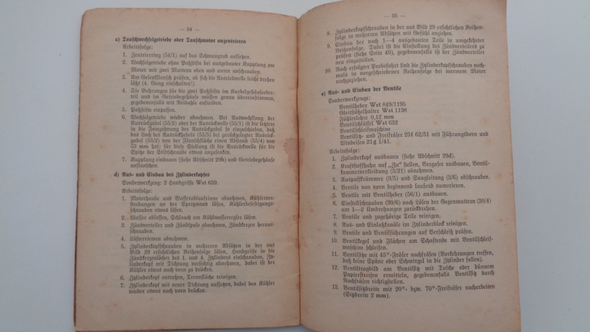Mercedes Benz Type 170V (W136) Gerätebeschreibung – Bild 3