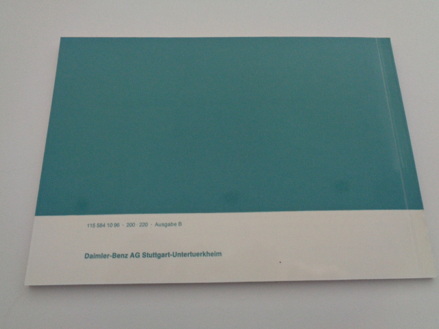 Mercedes Benz Type 200-220 /8 (W115) – Bild 2