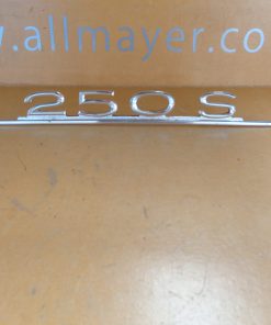 Typenschild 250S für Mercedes W108, W109 müsste auch für W111 passen