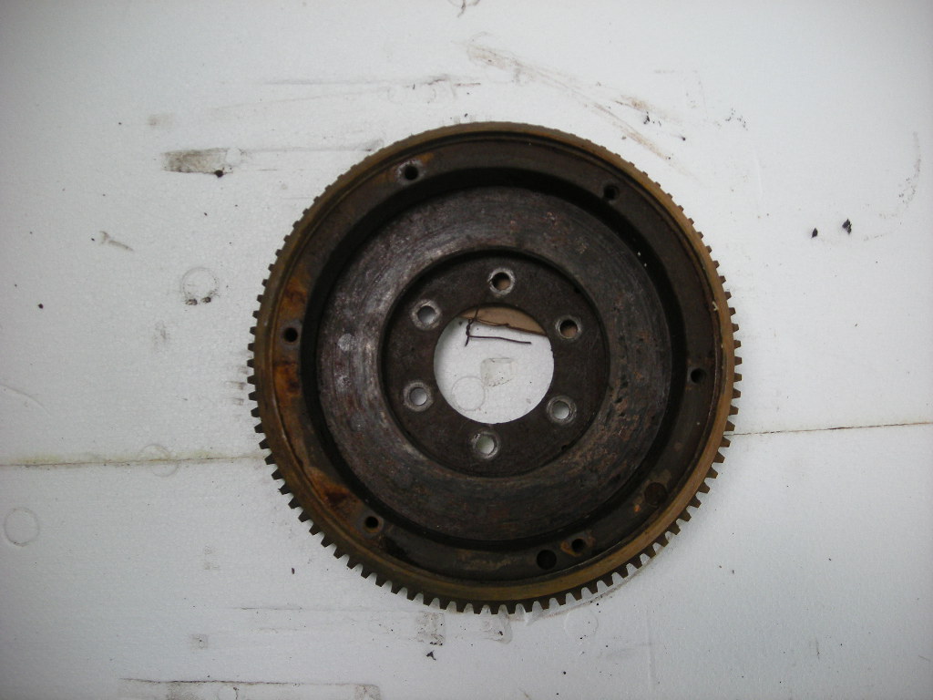 Schwungrad mit Anlaßzahnkranz für Mercedes OM636, 170D, Da, Db, DS, S-D – Bild 3