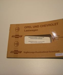 Opel und Chevrolet Lastwagen Kundendienstheft-Scheckheft