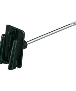 Isolateur de distance WI 12006 / 180 avec filetage en bois – pour ruban, toron & cordon jusqu’à 40 mm