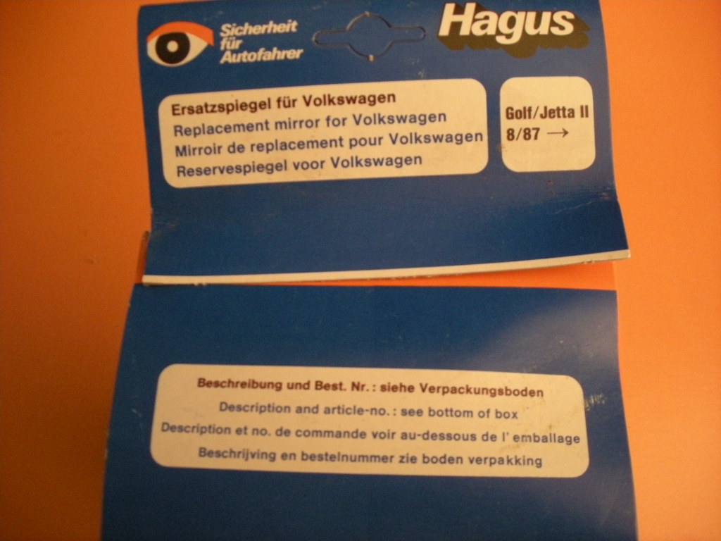 Neuer Spiegel rechts für VW Golf u. Jetta II – Bild 8