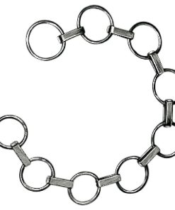 Flachglieder Halsbügel mit 9 Ringen – 80 cm, Ringe Ø 50 x 8 mm, für Rinder