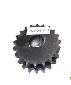 Kettenrad Doppelt 1 Zoll 50 mm Nut 14 Anzahl Zähne: 20Stk.