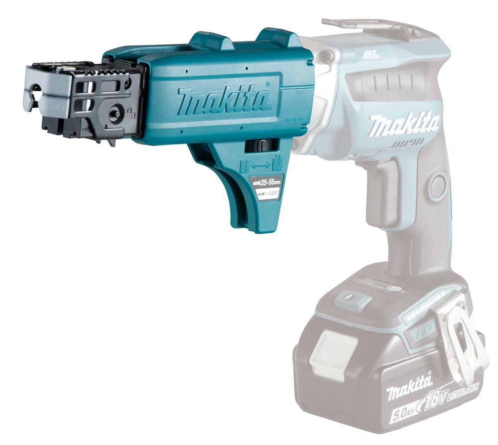 Makita Magazinschrauben-Vorsatz 25-55mm 191L24-0 für DFS452 DFS250 FS6300 FS4300 FS4000 FS2300 FS2200 – Bild 2