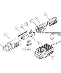 Motor für Equi Akku Li-Ion – Akku Li-Ion 1600-4
