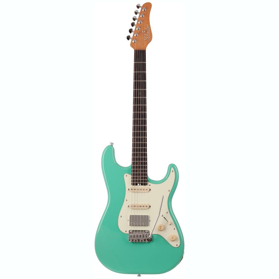 Schecter Signature Nick Johnston HSS AG Atomic Green