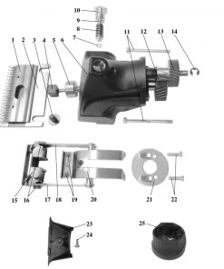 Scherkopf VIII für Kombi RS 250 – Robusta – 1400-1-TD
