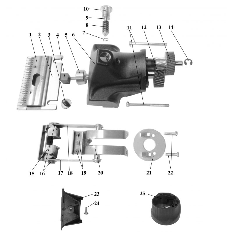 Scherkopf VIII für Kombi RS 250 – Robusta – 1400-1-TD