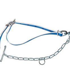 Lien bétail HB 103 – Collier avec boucle & chaîne simple avec anneau en D pour les veaux