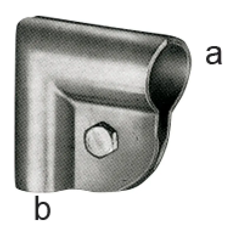Winkelschelle 90° verzinkt – Rohrschelle mit Schrauben & Muttern für 1″ bis 1½” – Bild 3