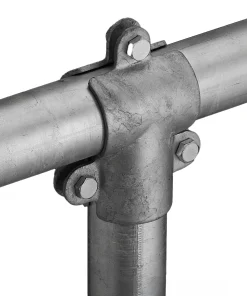 Dreilochschelle verzinkt 1½” x 2″ – mit Schrauben & Muttern