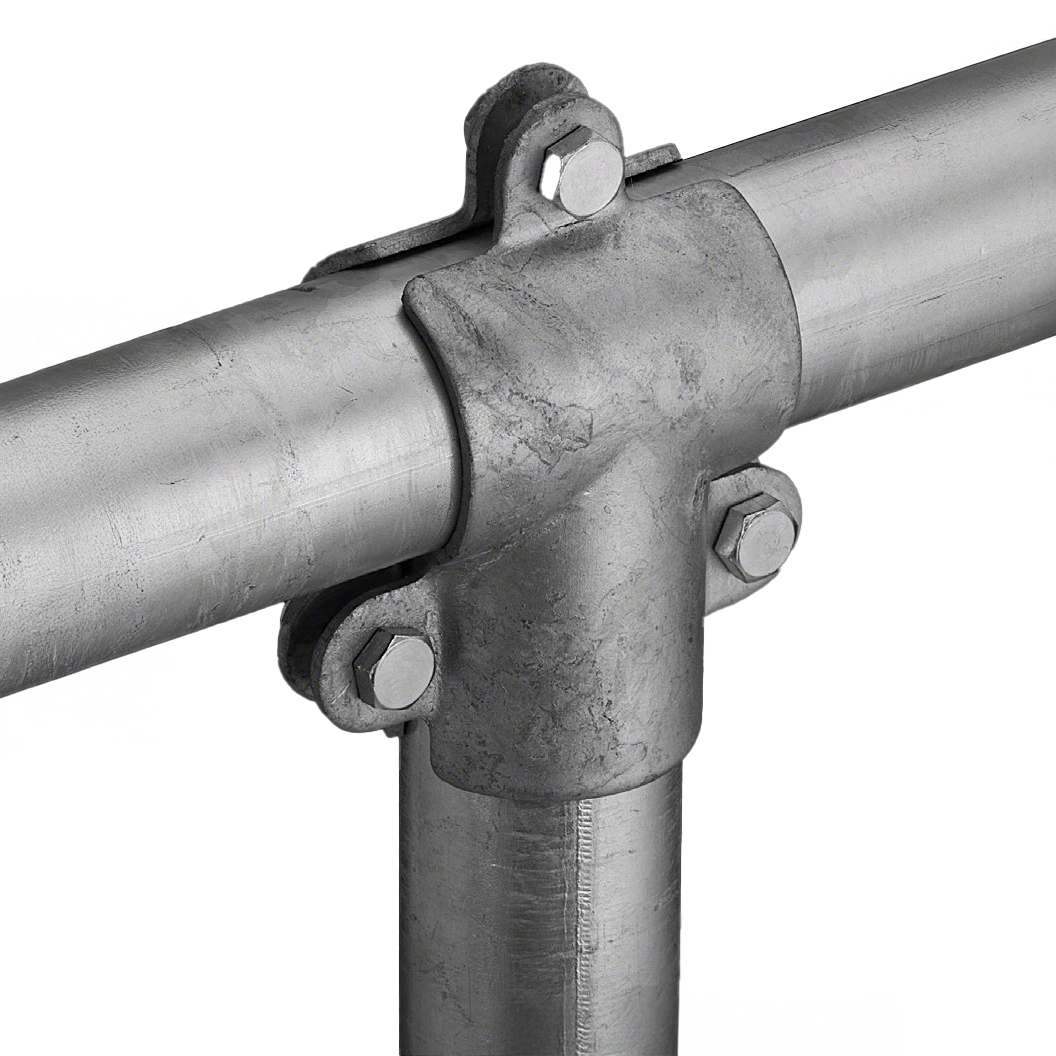 Dreilochschelle verzinkt 1½” x 2″ – mit Schrauben & Muttern