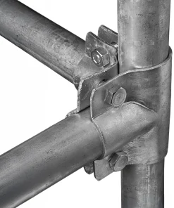 Collier d’angleCollier d’angle galvanisĂ© 2″ x 2″ – Raccord de tuyau Ă 3 voies avec vis M10x30