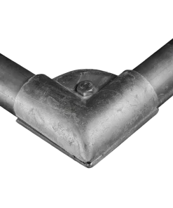 Winkelschelle 90° verzinkt – Rohrschelle mit Schrauben & Muttern fĂĽr 1″ bis 1½”