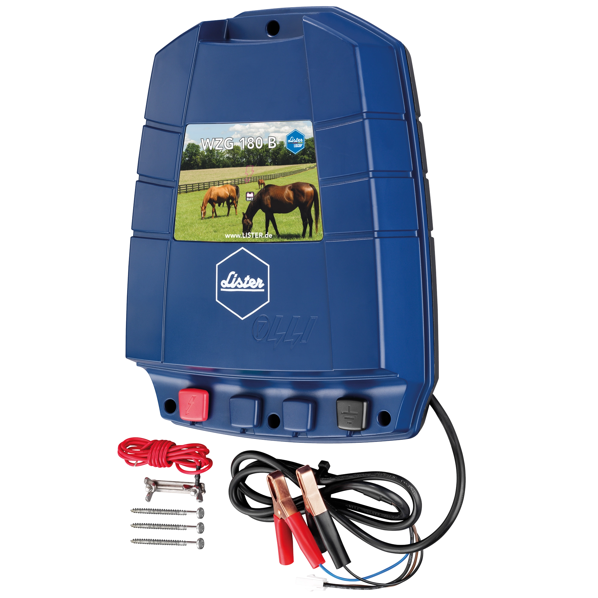 WZG 180 B – 12V Akku-Weidezaungerät mit Tiefenentladeschutz & LED-Warnanzeige